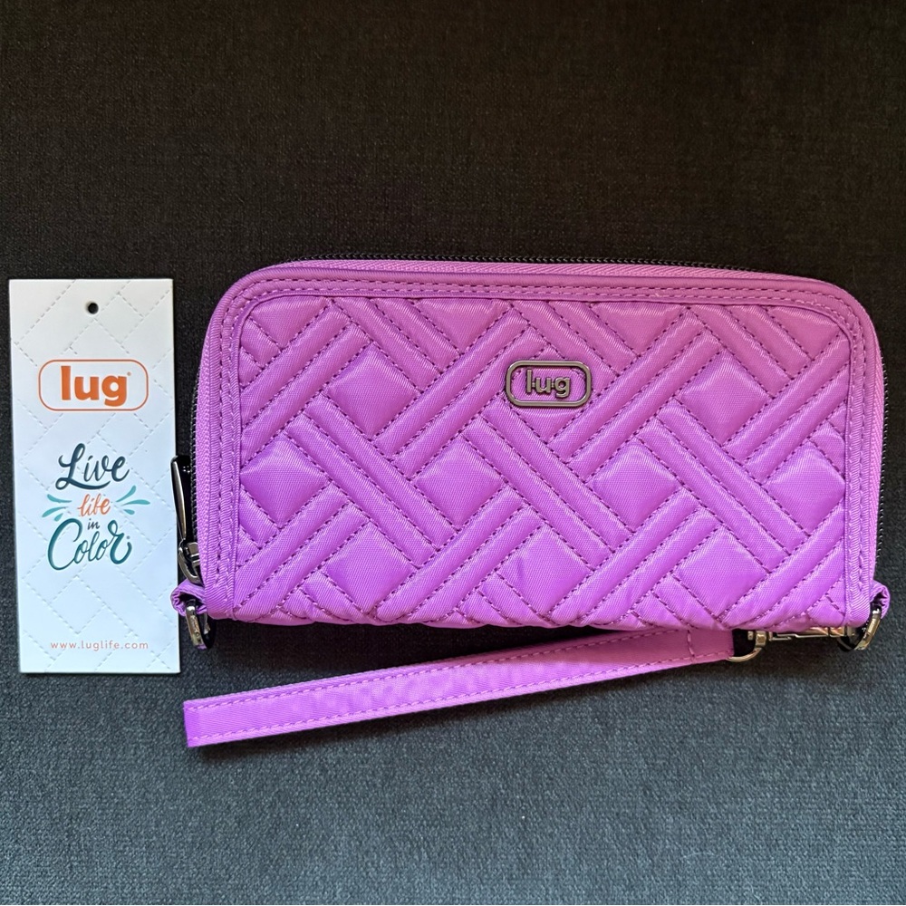 Lug Whirly RFID Wristlet Wallet - Açaí Berry (Purple)